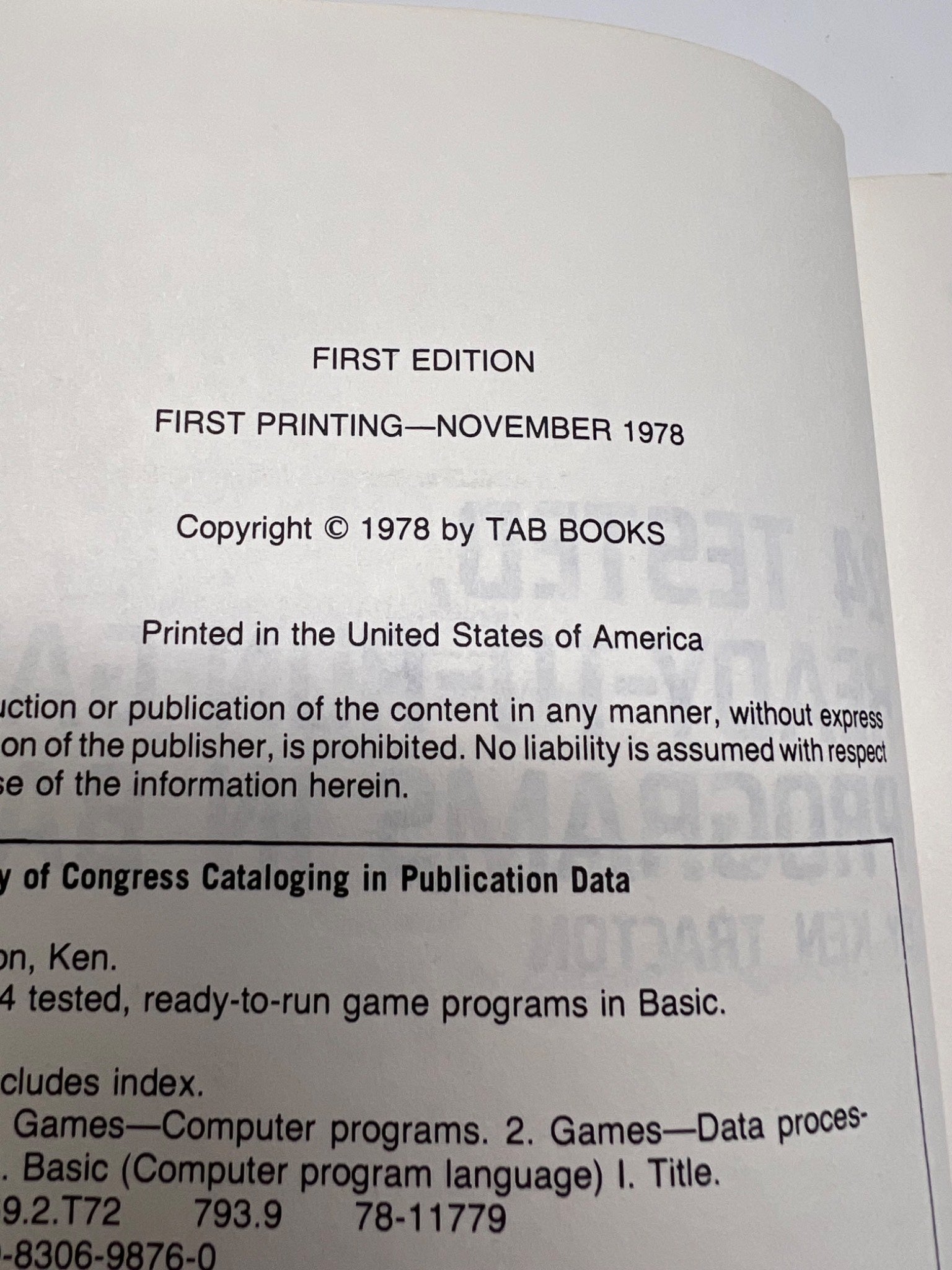 24 Tested, Ready-To-Run Game Programs in BASIC – Ken Tracton (1978)