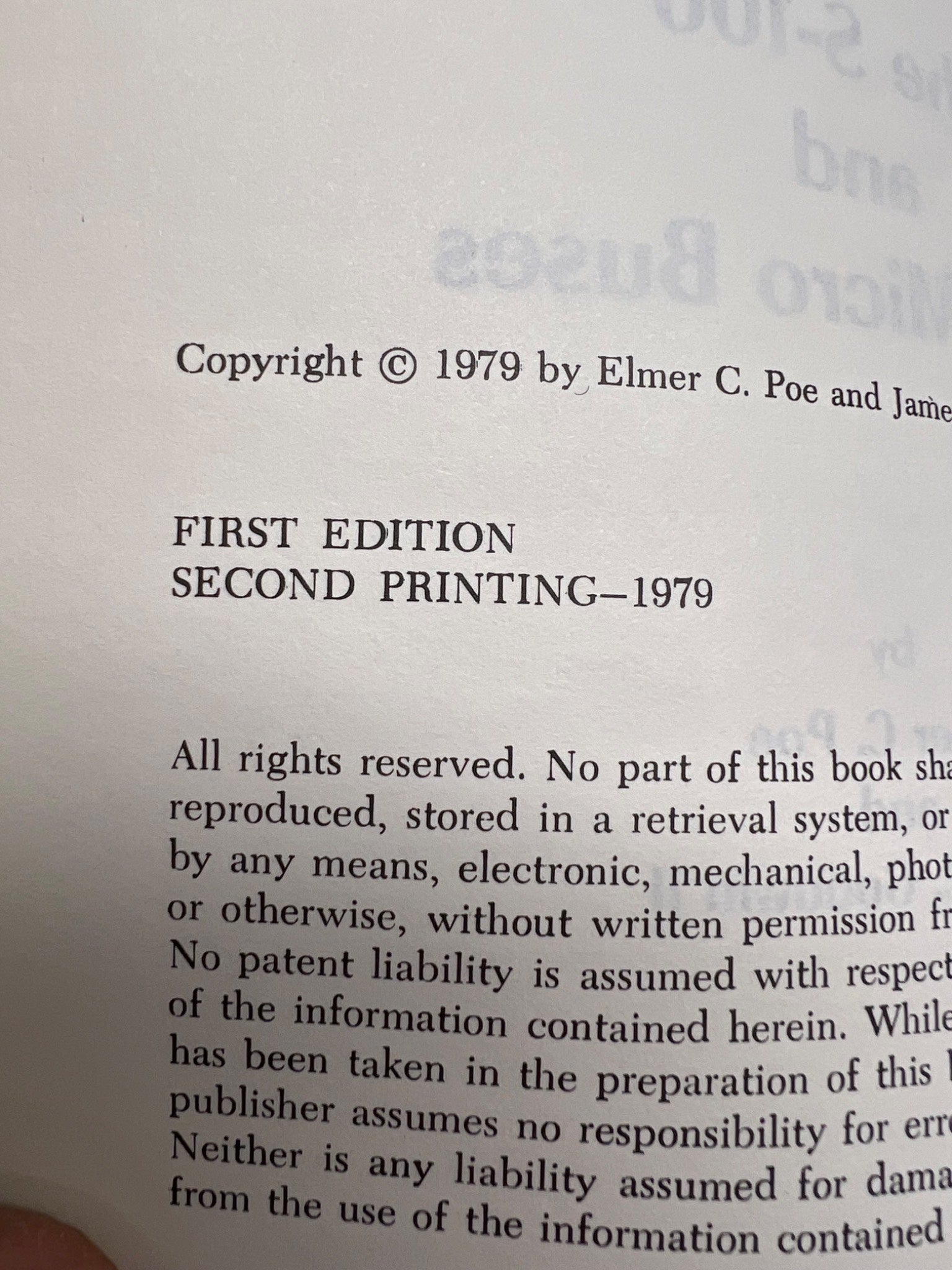 1979 First Edition: The S-100 and Other Micro Buses Guide