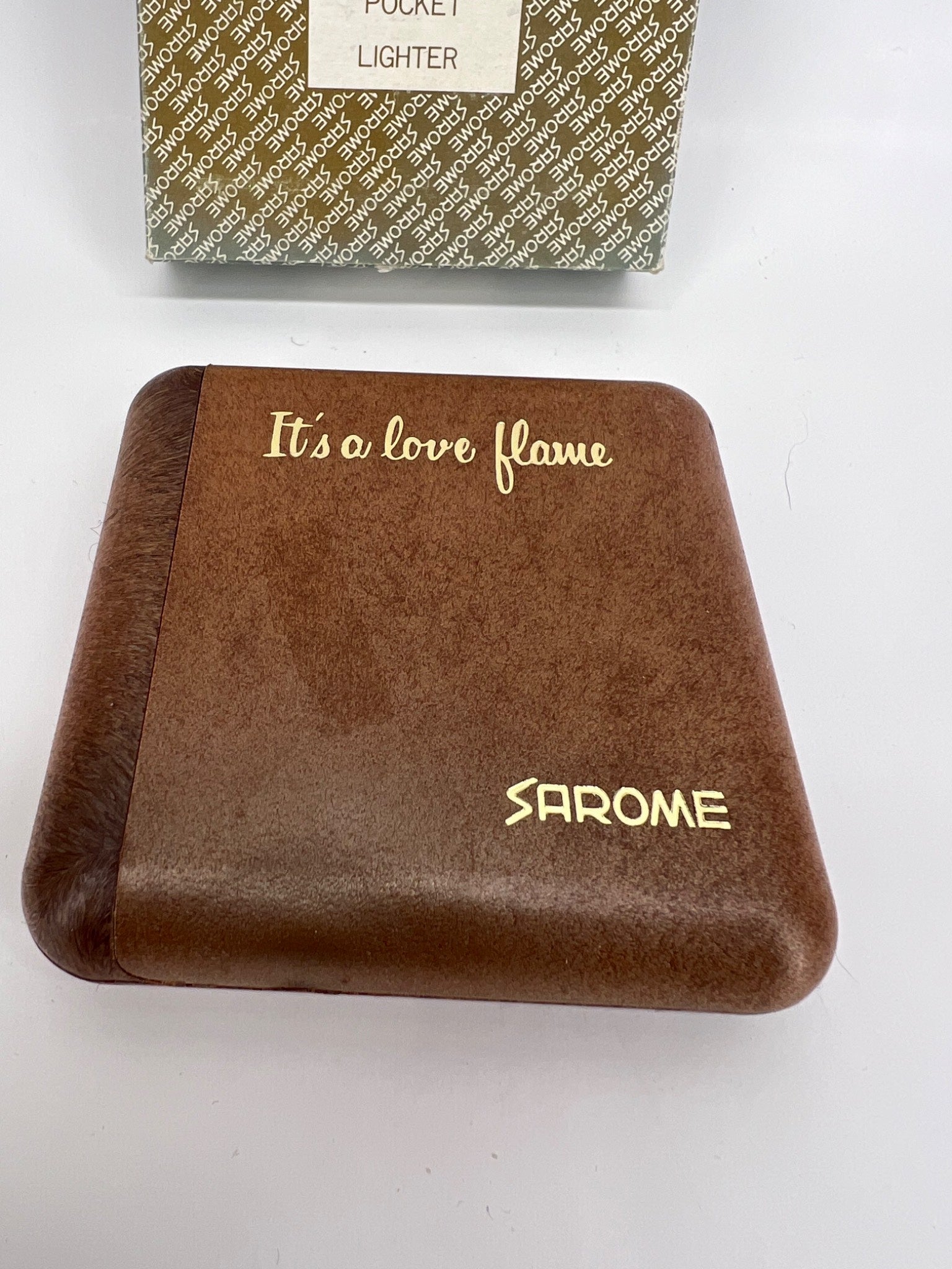 Sarome Gold-Plated Pocket SP/VIII Lighter NOB