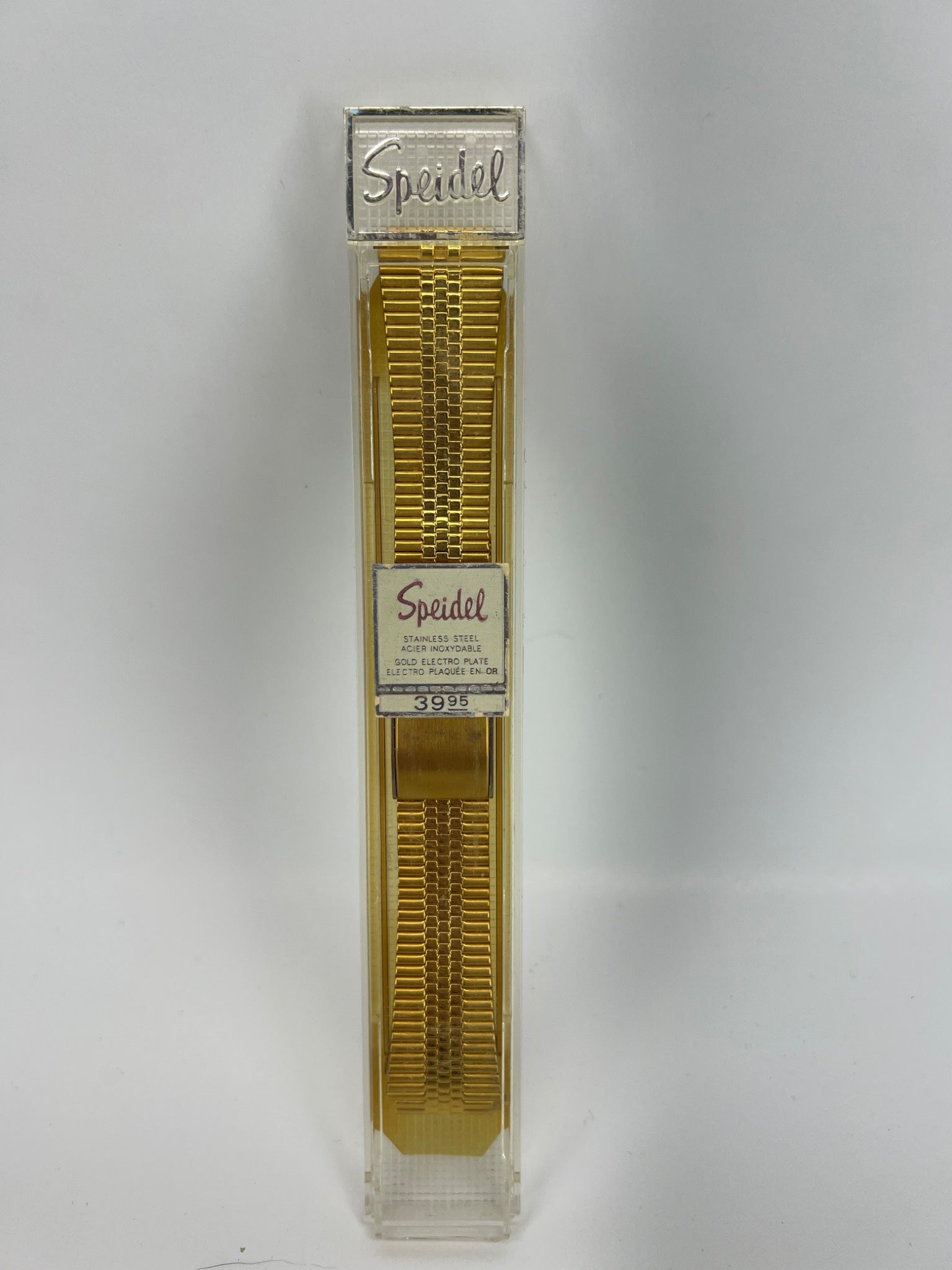 1960s Speidel Gold-Tone Watch Band USA NOS