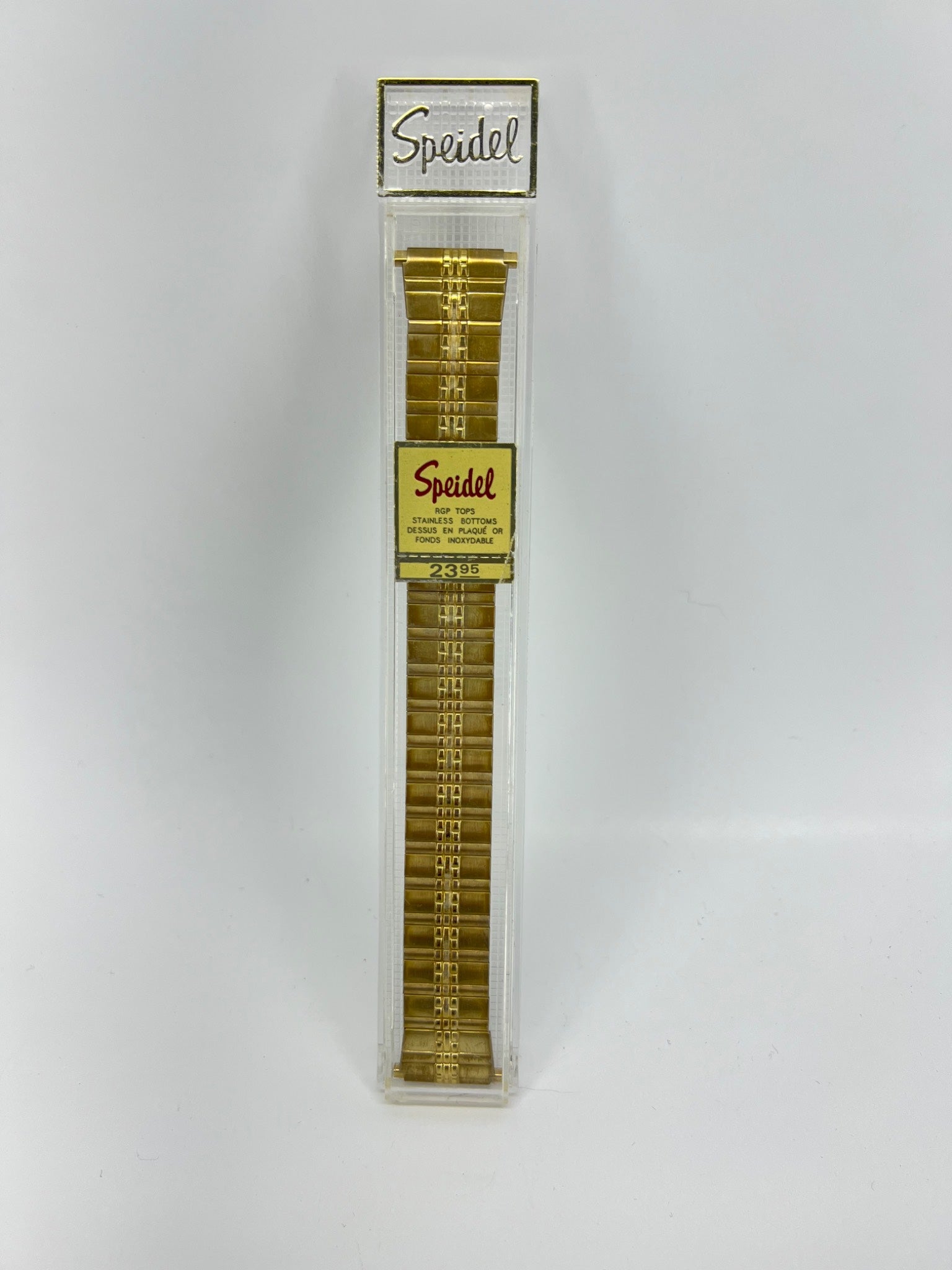 Men's Speidel Gold-Tone Watch Band USA NOS