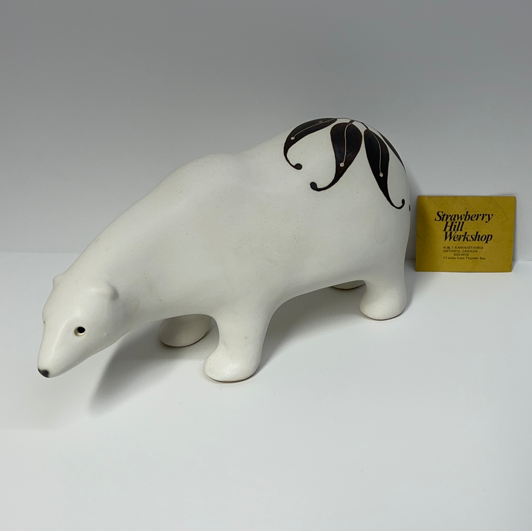 STRAWBERYY HILL POTTERY - POLAR BEAR