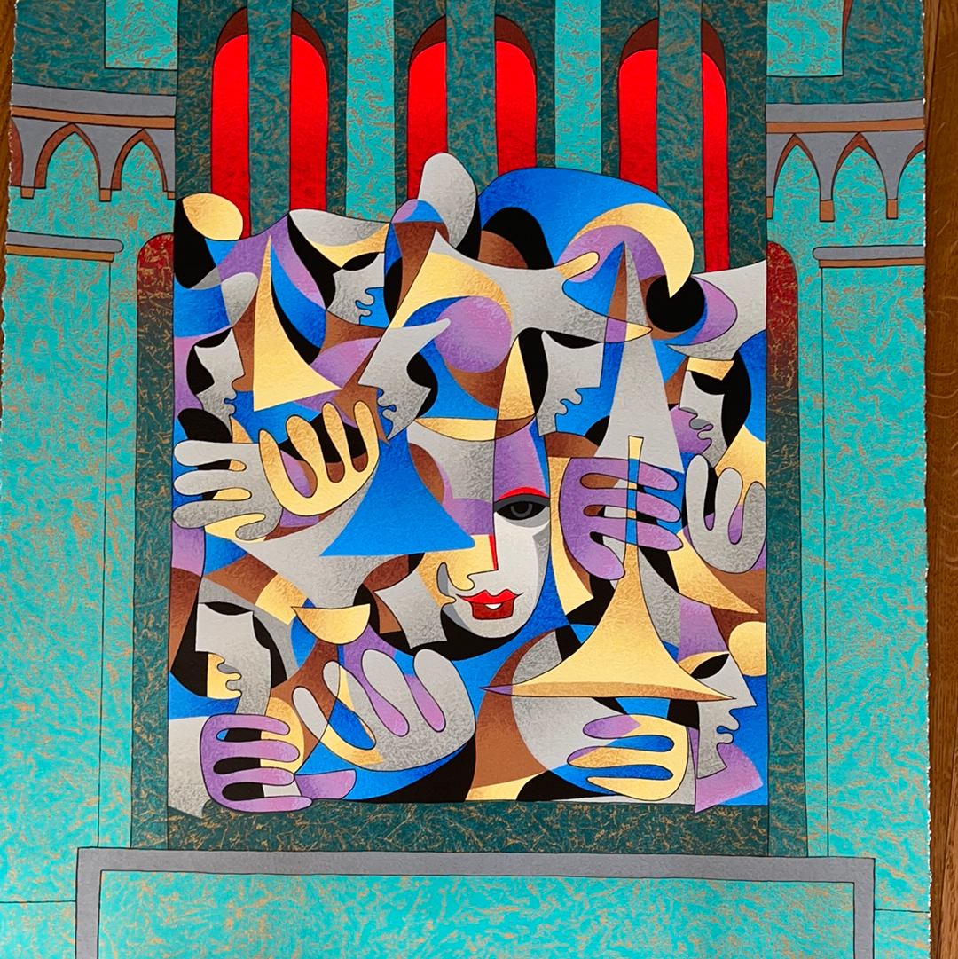 A Krasnyansky signed artwork. Numbered HC 58/90!