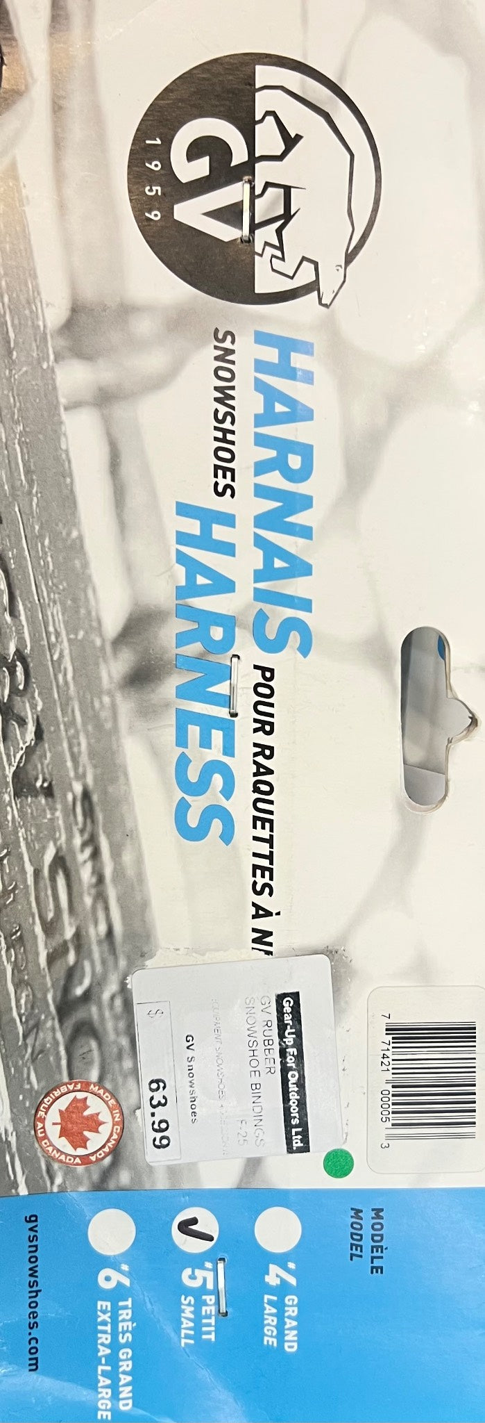 GV Snowshoes Harness – Small