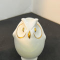 Hollohaza Hungary Porcelain Owl Figurine