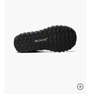 Black shoe sole with 'BOGS' branding on a white background