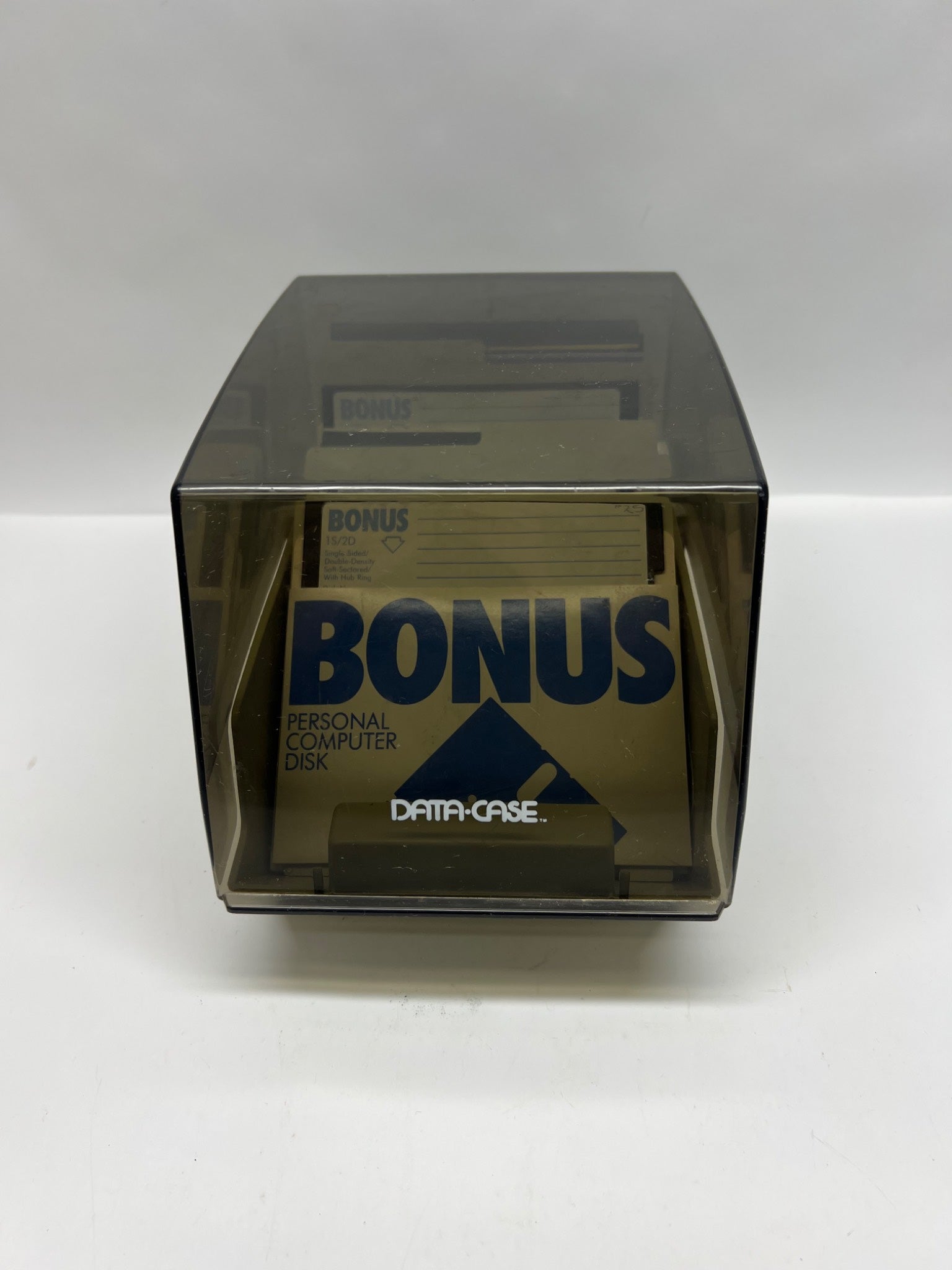 5.25 Diskette Data-Case with Miscellaneous Computer Disks