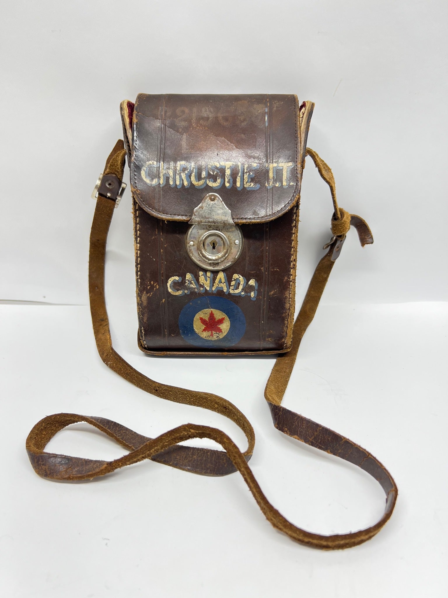 Canadian Air Force Painted Case with Zeiss Ikon Netter 515/2 Camera compur lens
