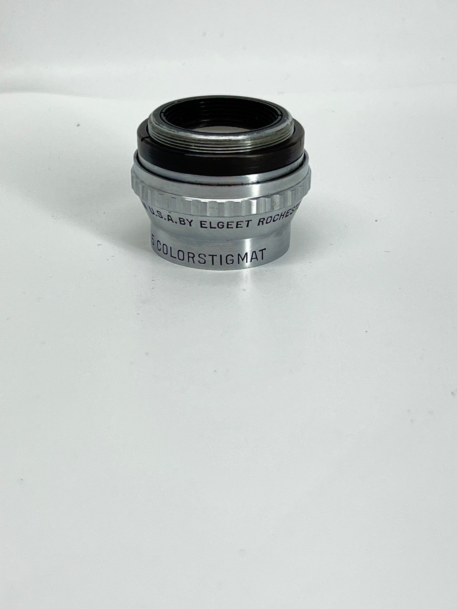 Elgeet 90mm f/4.5 Colorstigmat Lens Rochester NY USA Mid-Century Vintage Optics