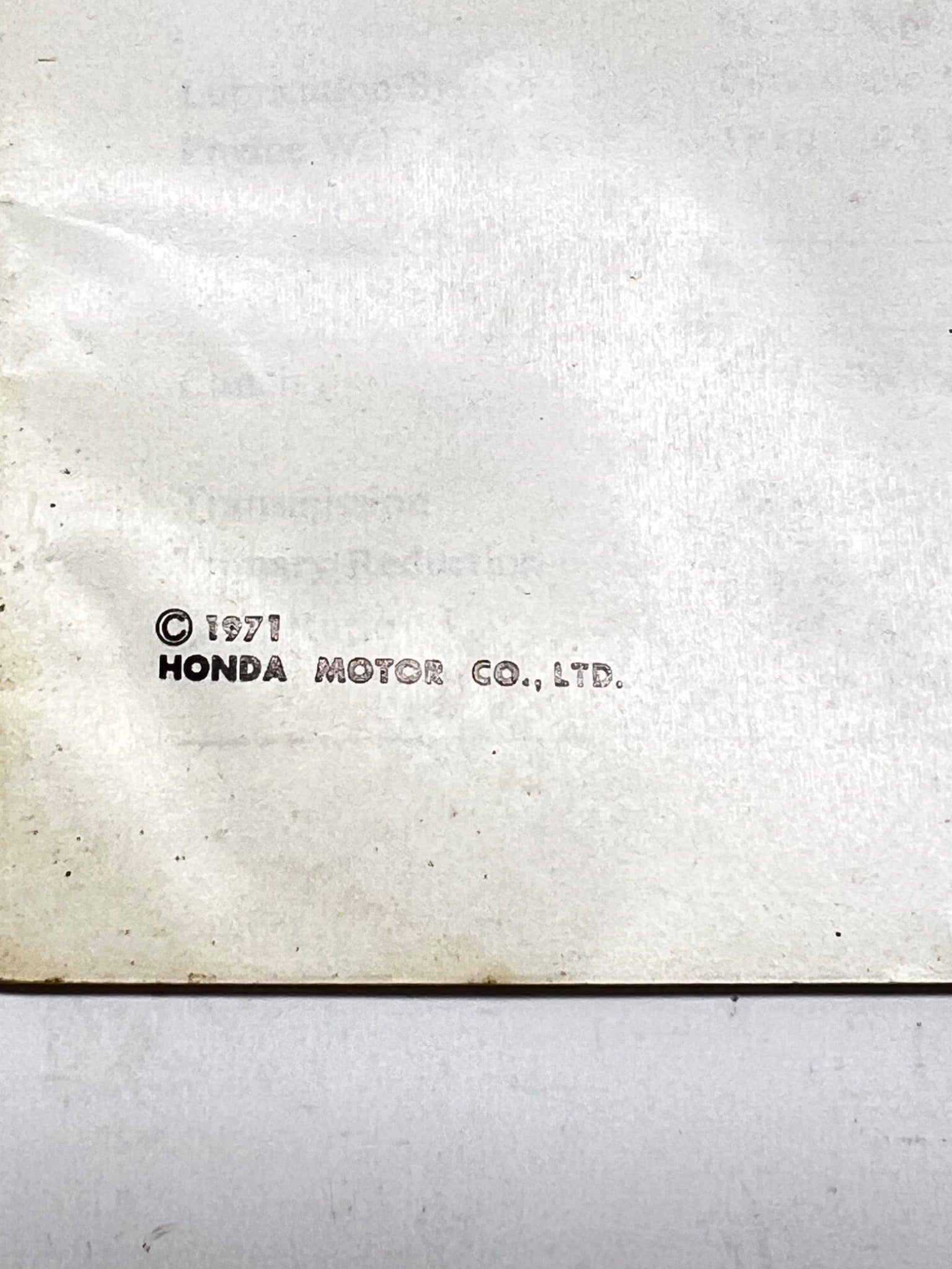 Honda CL70/C70/70M Shop Manual