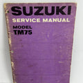 Suzuki TM75 Service Manual 1970s k 73 11