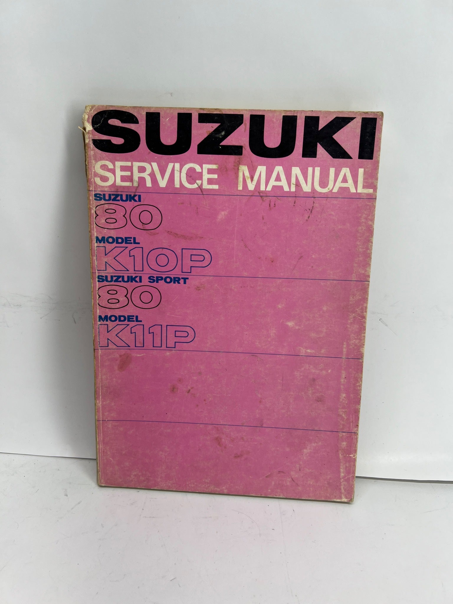 Suzuki Model K10P K11P Manual 1966