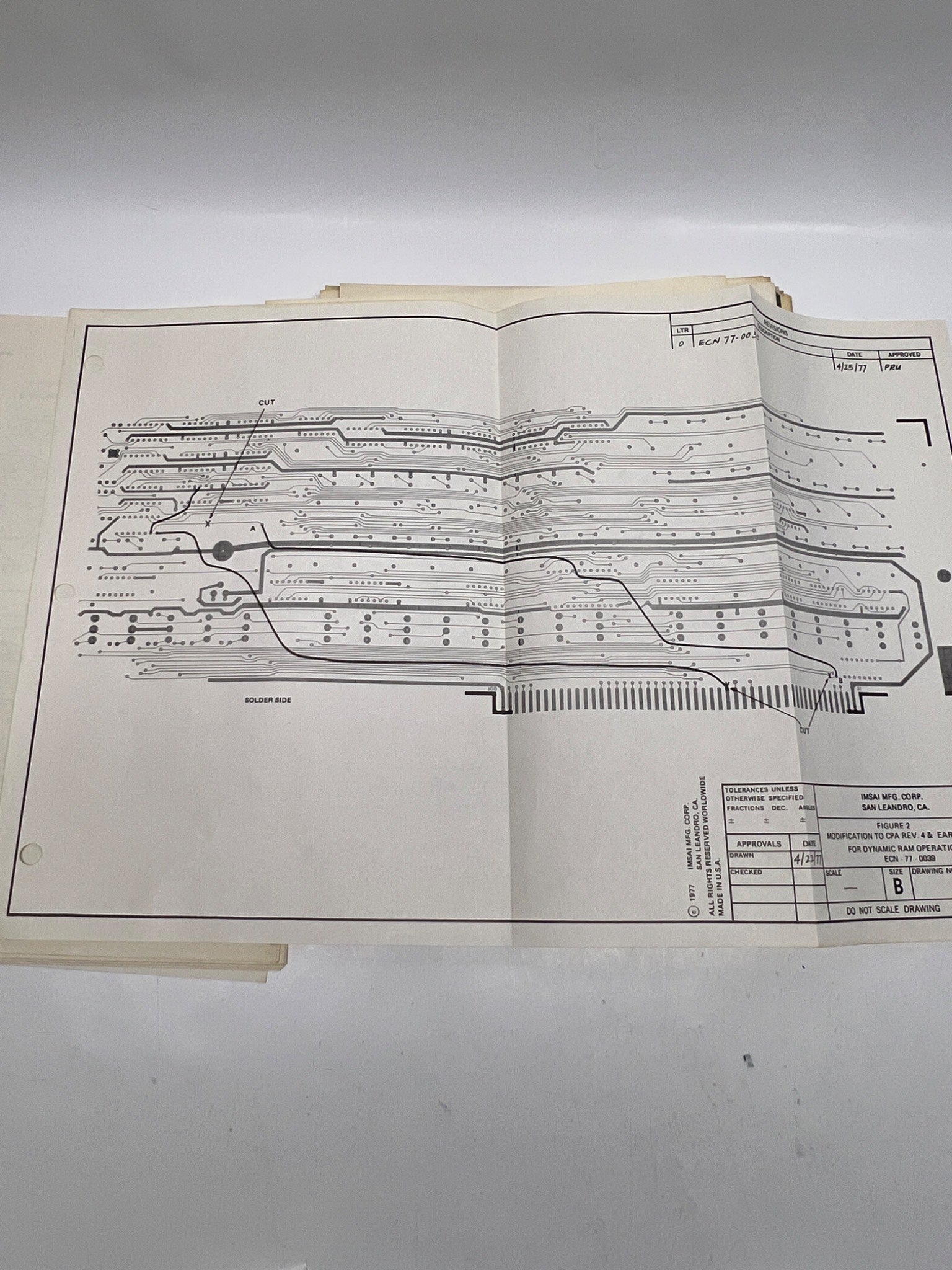 1977 IMSAI 8080 Microcomputer User Manual & Dynamic RAM Documentation