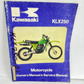 Kawasaki KLX250 Motorcycle Manual 1979