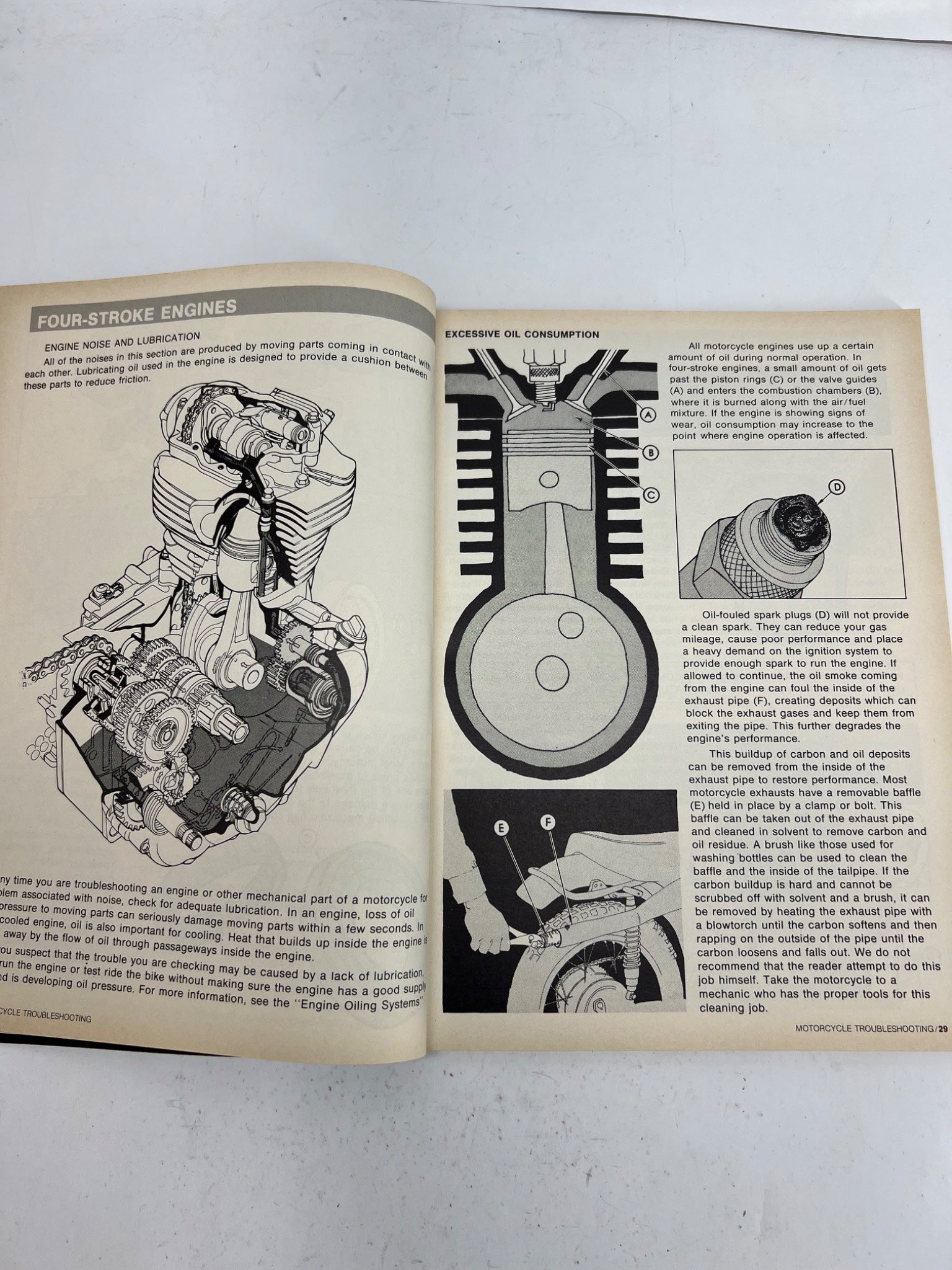 Vintage 1974 Petersens Basic Motorcycle Troubleshooting Repair Guide