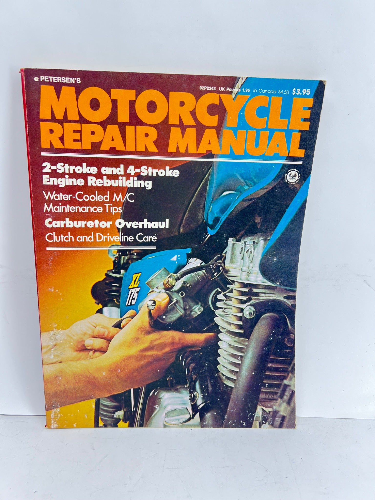VINTAGE 1976 PETERSEN'S MOTORCYCLE REPAIR MANUAL 2 STROKE & 4 STROKE Rebuilding