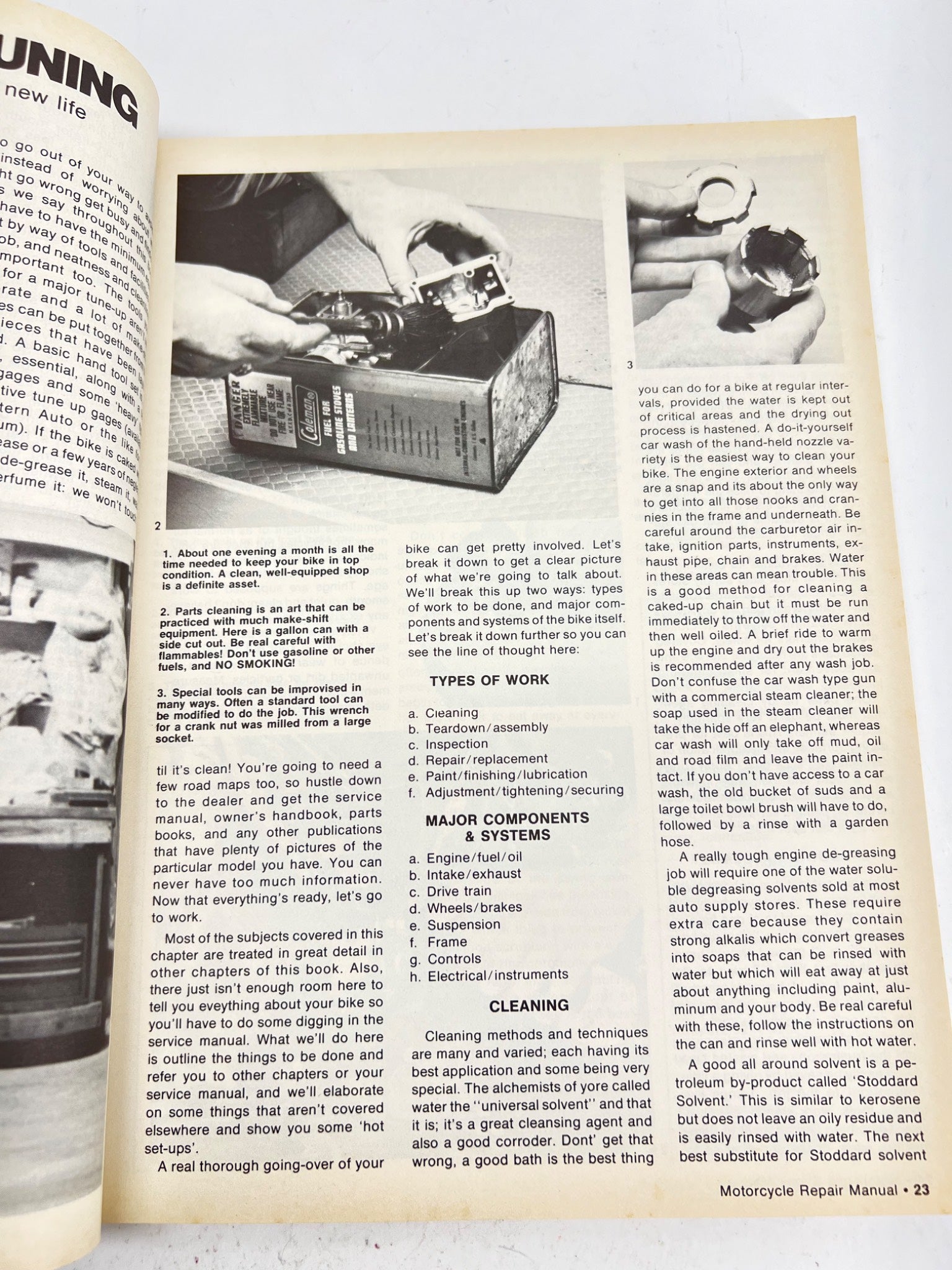 VINTAGE 1976 PETERSEN'S MOTORCYCLE REPAIR MANUAL 2 STROKE & 4 STROKE Rebuilding