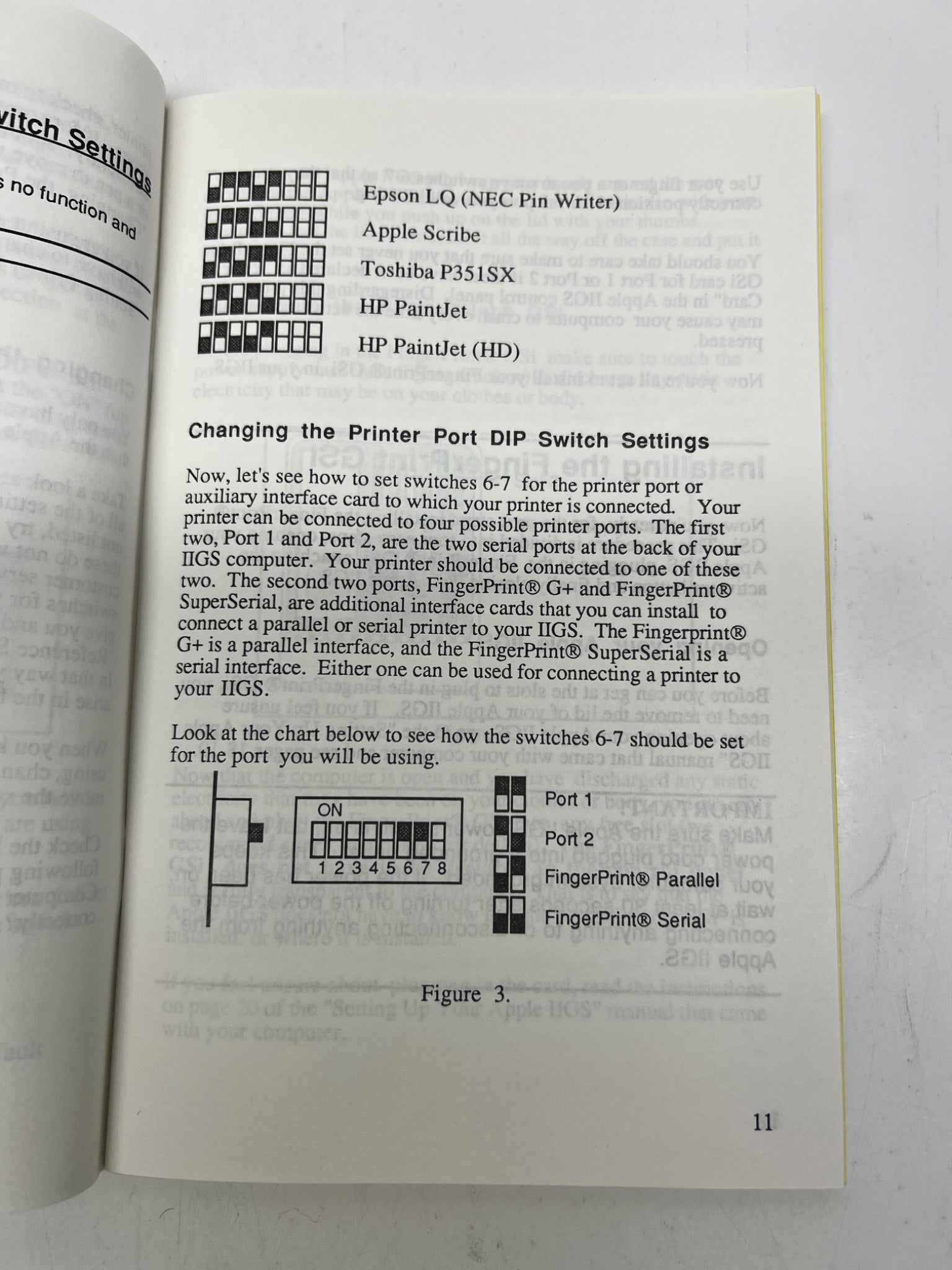 1987 FingerPrint GSi Owner's Manual - Apple IIGS Utility
