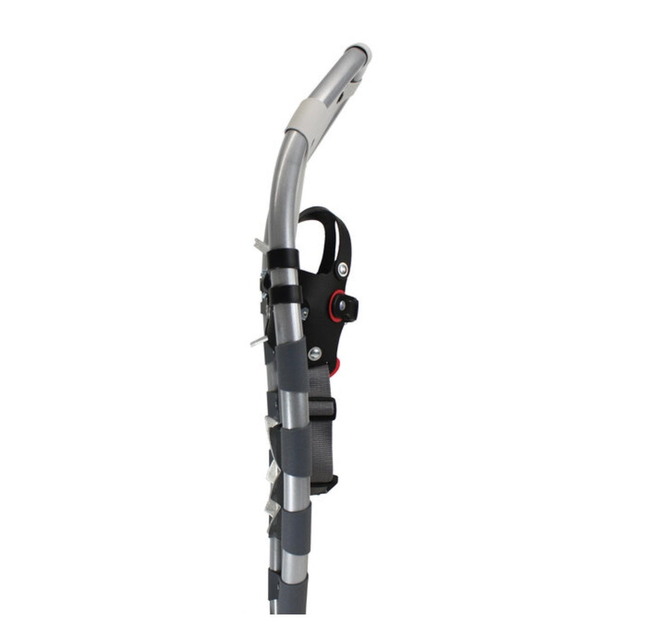 Stylus holder with multiple attachments on a white background