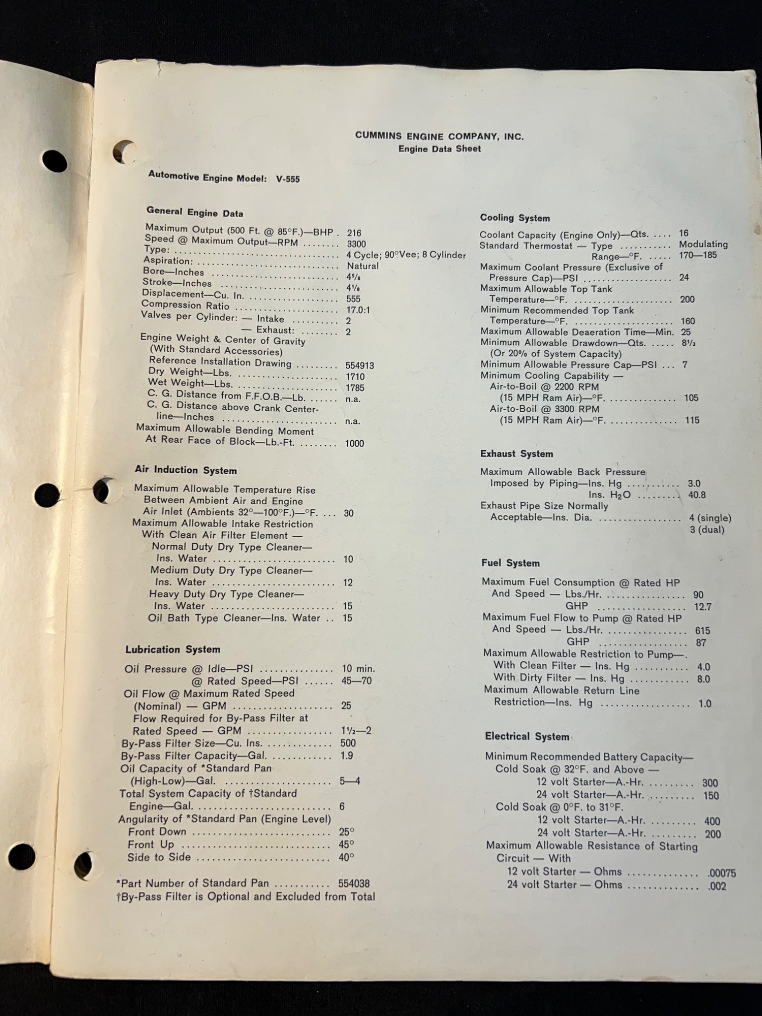 Cummins Diesel Engines Operation Manual