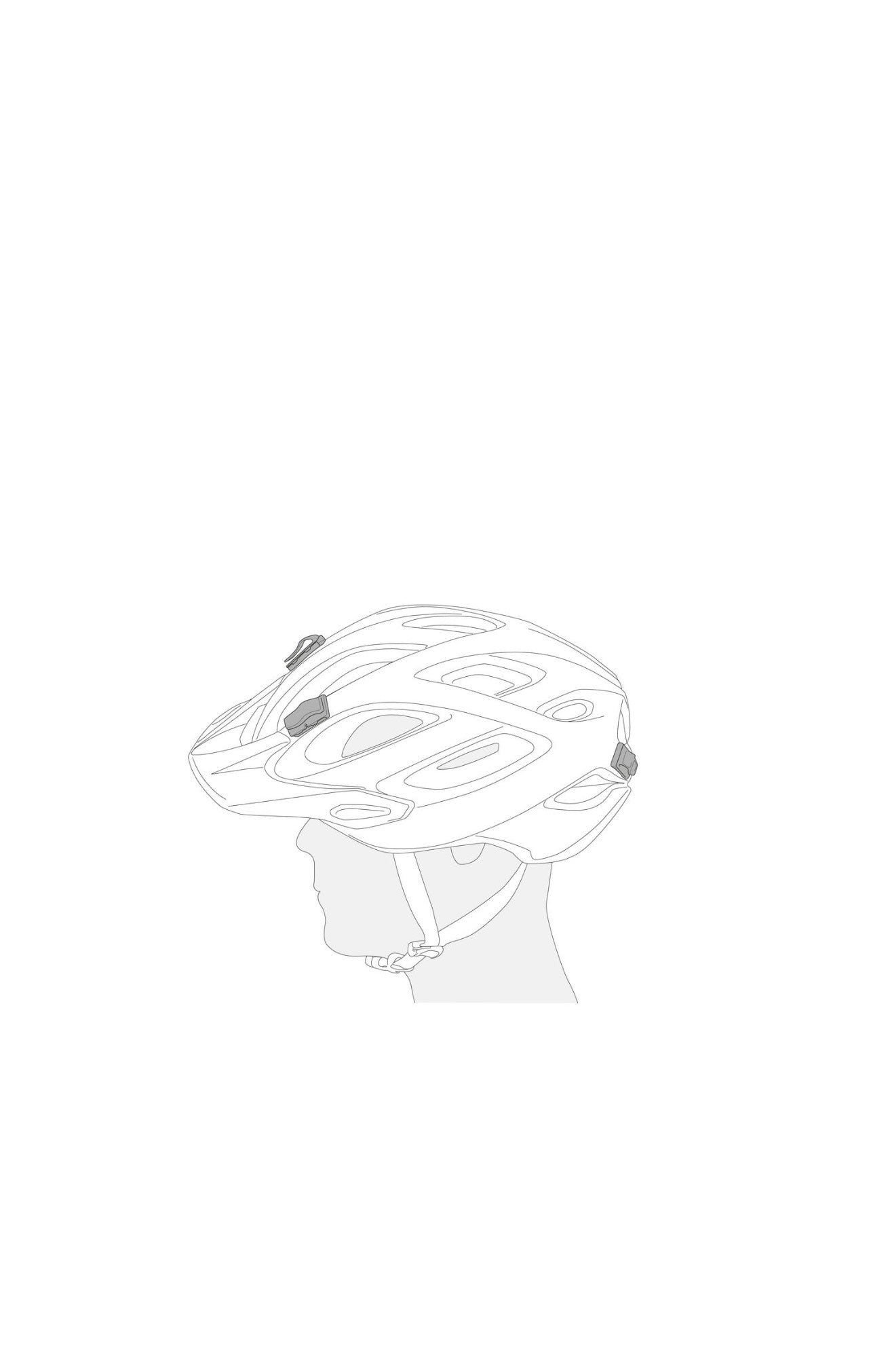 White helmet on a white background