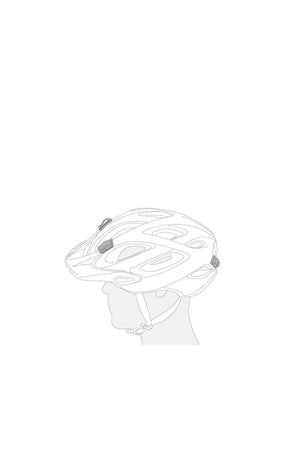 White helmet on a white background