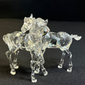 Swarovski Crystal Horse Figurine Pair NR 000 003