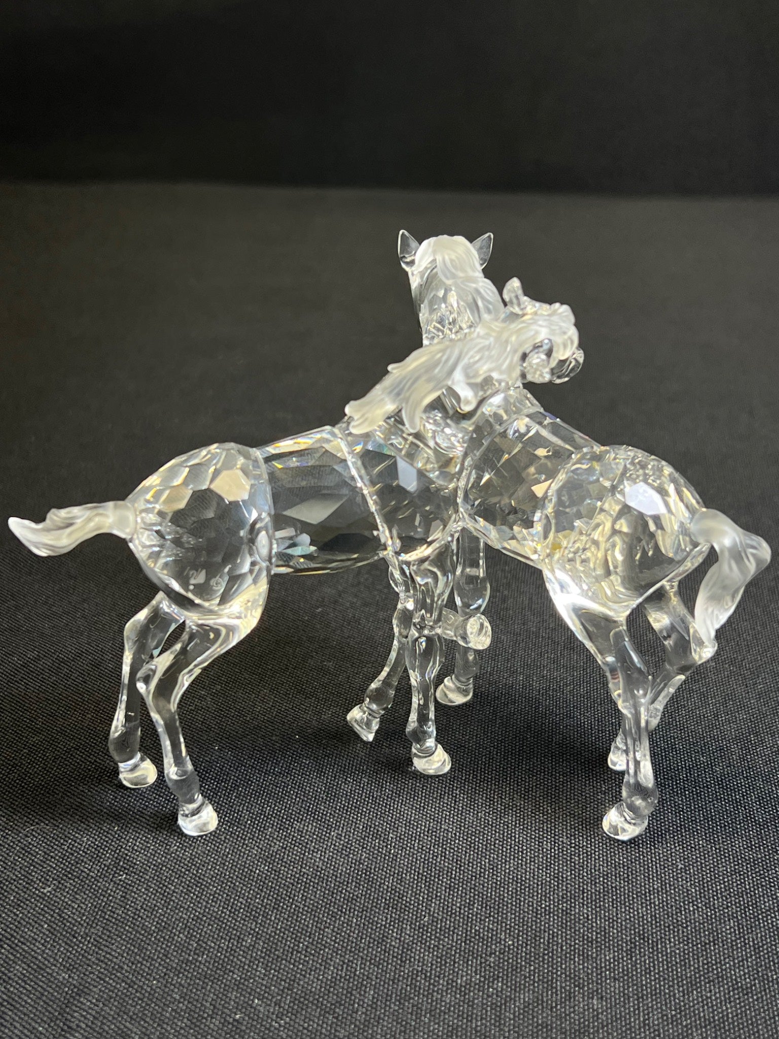 Swarovski Crystal Horse Figurine Pair NR 000 003