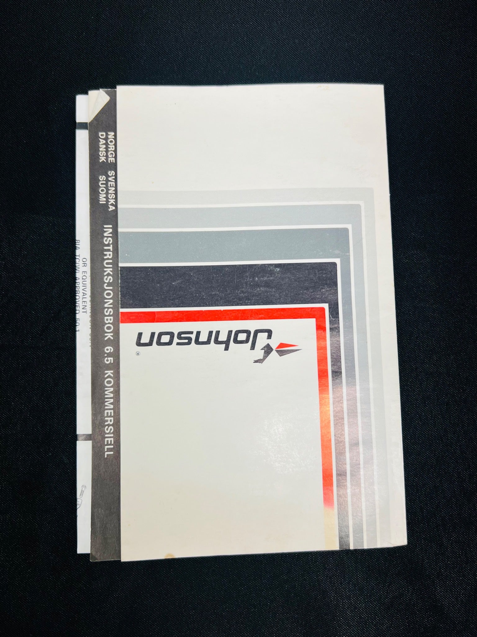 Johnson 6.5 Kommersiell Instruction Manual