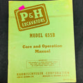 P&H Excavators Model 655B Manual