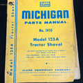 Clark Michigan Model 125A Parts Manual