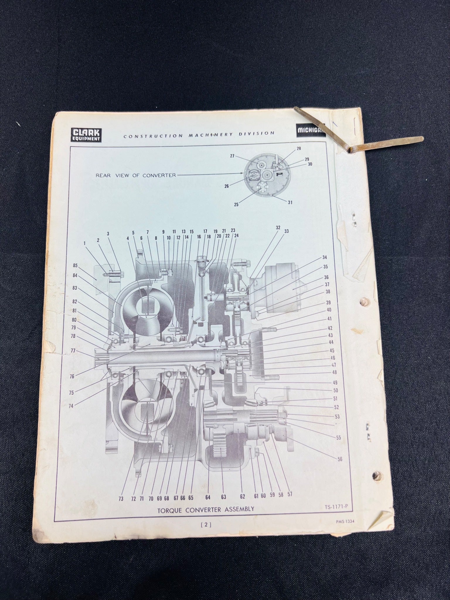 Clark Michigan Model 125A Parts Manual