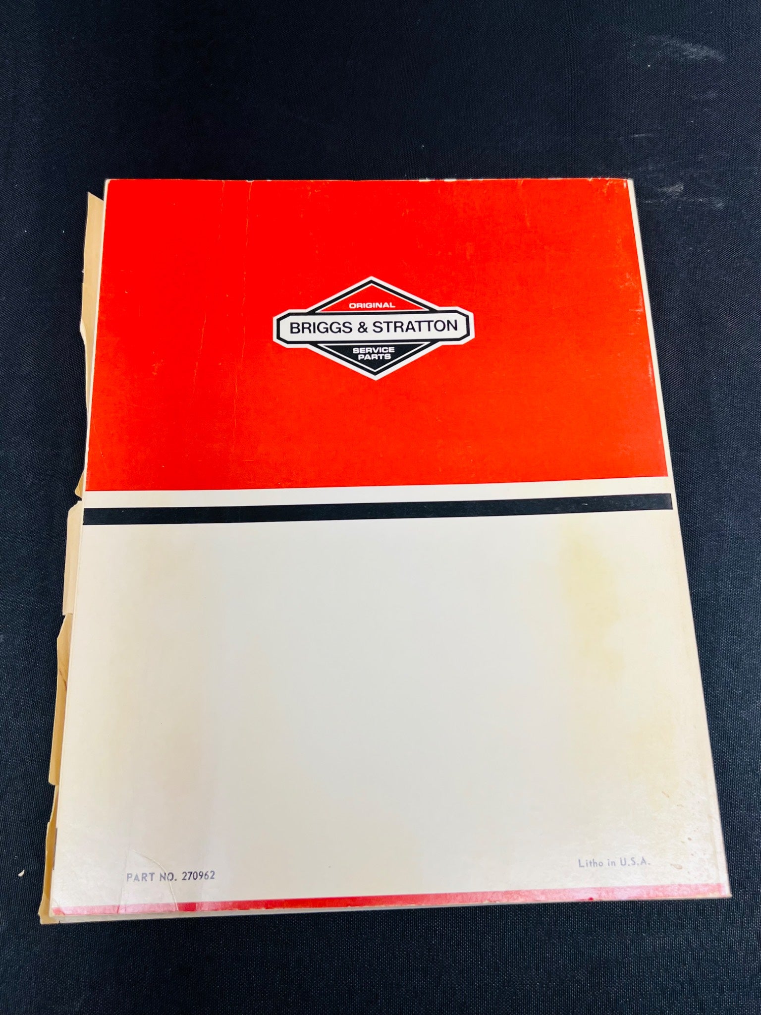 Briggs & Stratton Service Manual 1970s