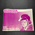 1989 Honda Elite 50E Owner’s Manual