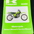 Kawasaki KDX80 Manuals Set