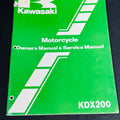 Kawasaki KDX200 Owner’s Service Manual