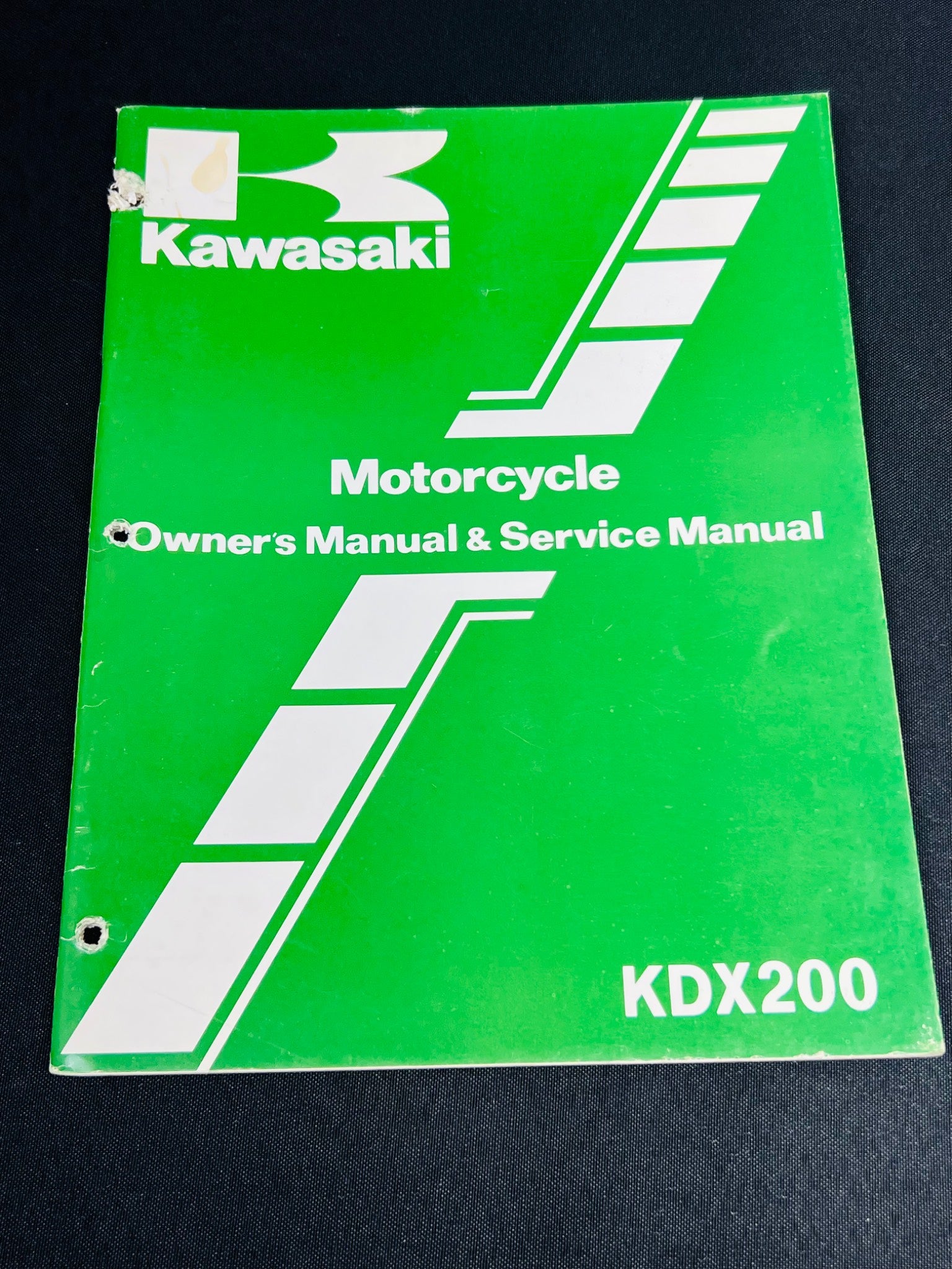 Kawasaki KDX200 Owner’s Service Manual