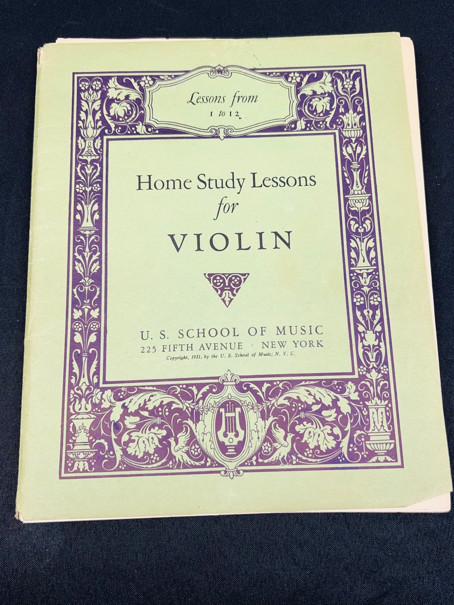 Home Study Lessons for Violin, 1920s