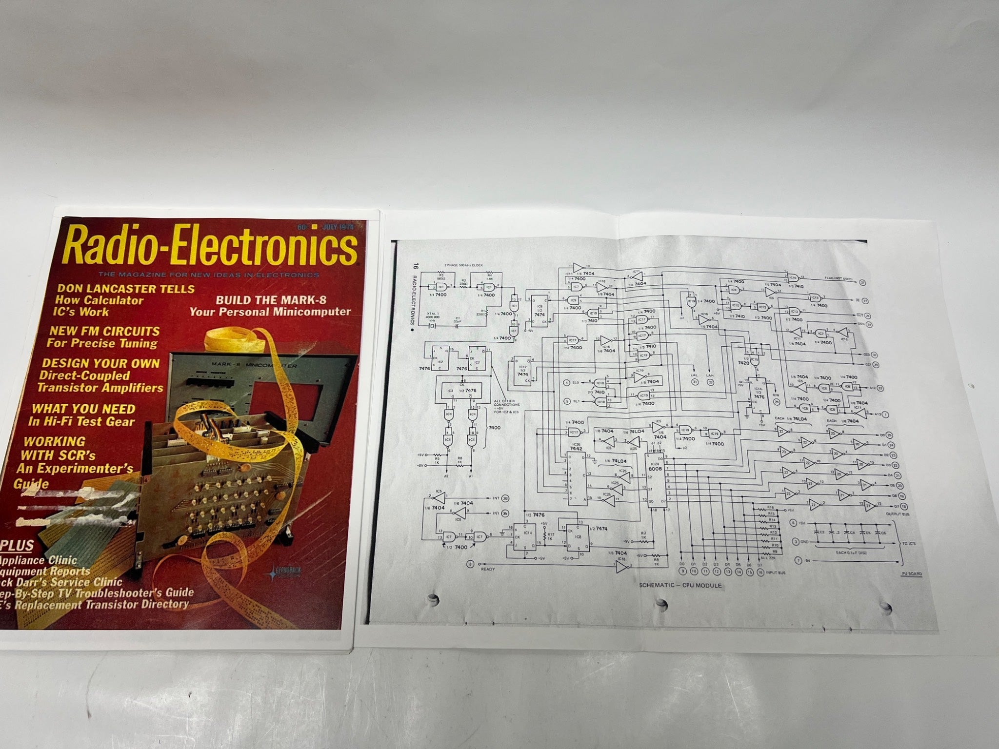 Radio-Electronics July 1974 - "Build the Mark-8" Issue