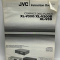 Title: Vintage JVC XL-V300 / XL-V300B / XL-V3B CD Player Instruction Manual - Original