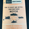 1971 Sears Craftsman Motor Handbook