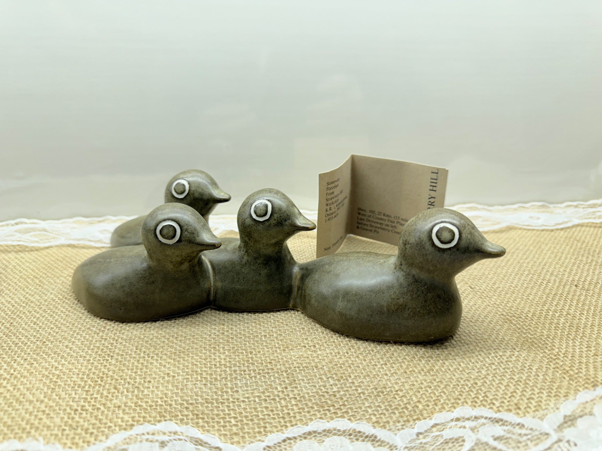 Strawberry Hill Four Duck Figurine