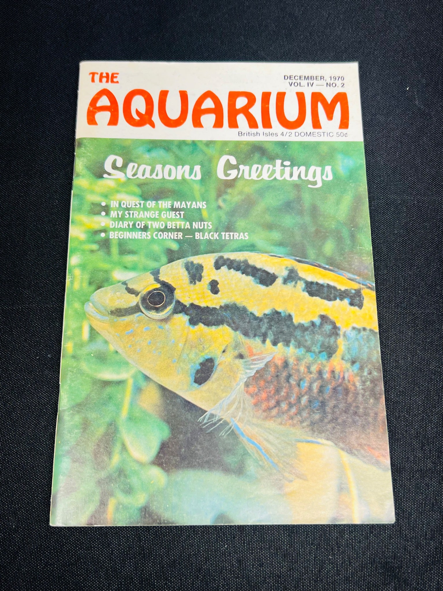 December 1972 Issue of The Aquarium Magazine