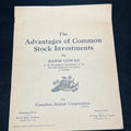 The Advantages of Common Stock Investments