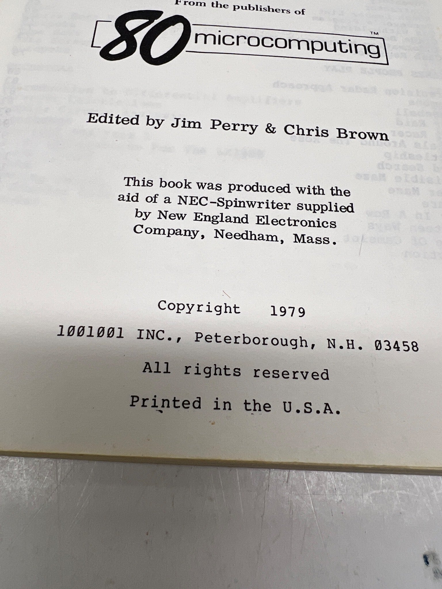 80 Programs for the TRS-80 (1979 First Edition)