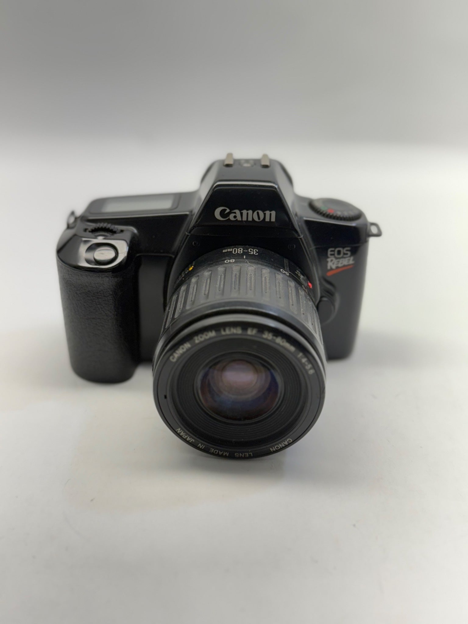 Canon camera on a white background