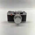 Vintage camera on a white background