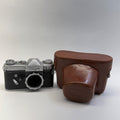 Soviet-Era Start slr Camera with Leather Case