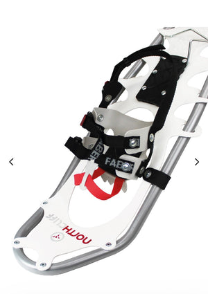 Snowshoe on a white background with 'Faber' branding