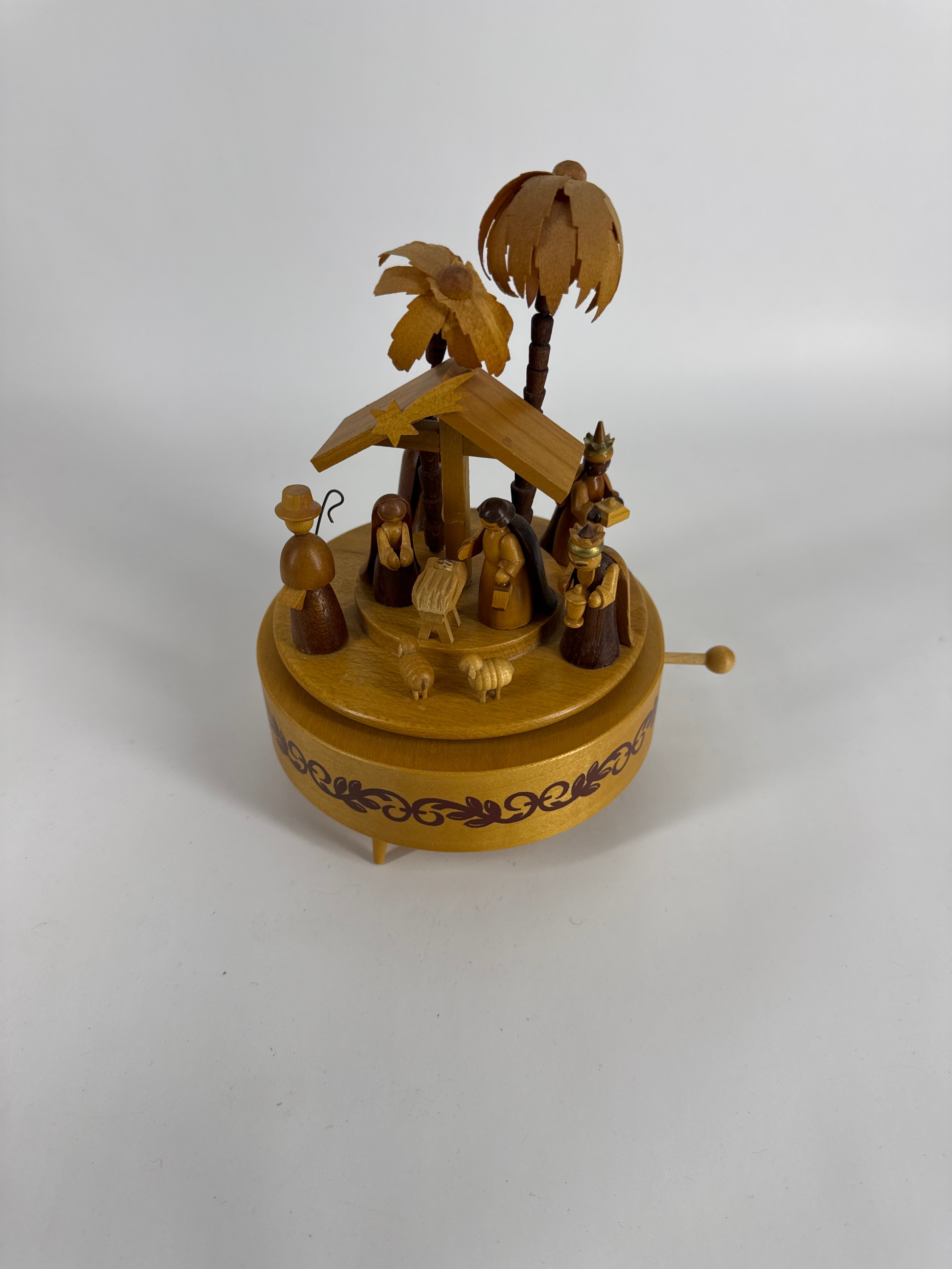 Erzgebirge Manger Musical Carousel, Nativity Scene